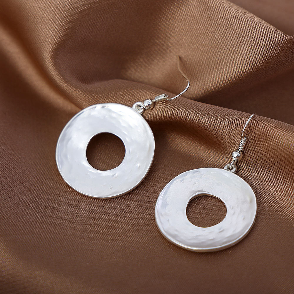 亚马逊爆款项链耳环套装秋冬季高级感复古简约ins风女饰品毛衣链详情10