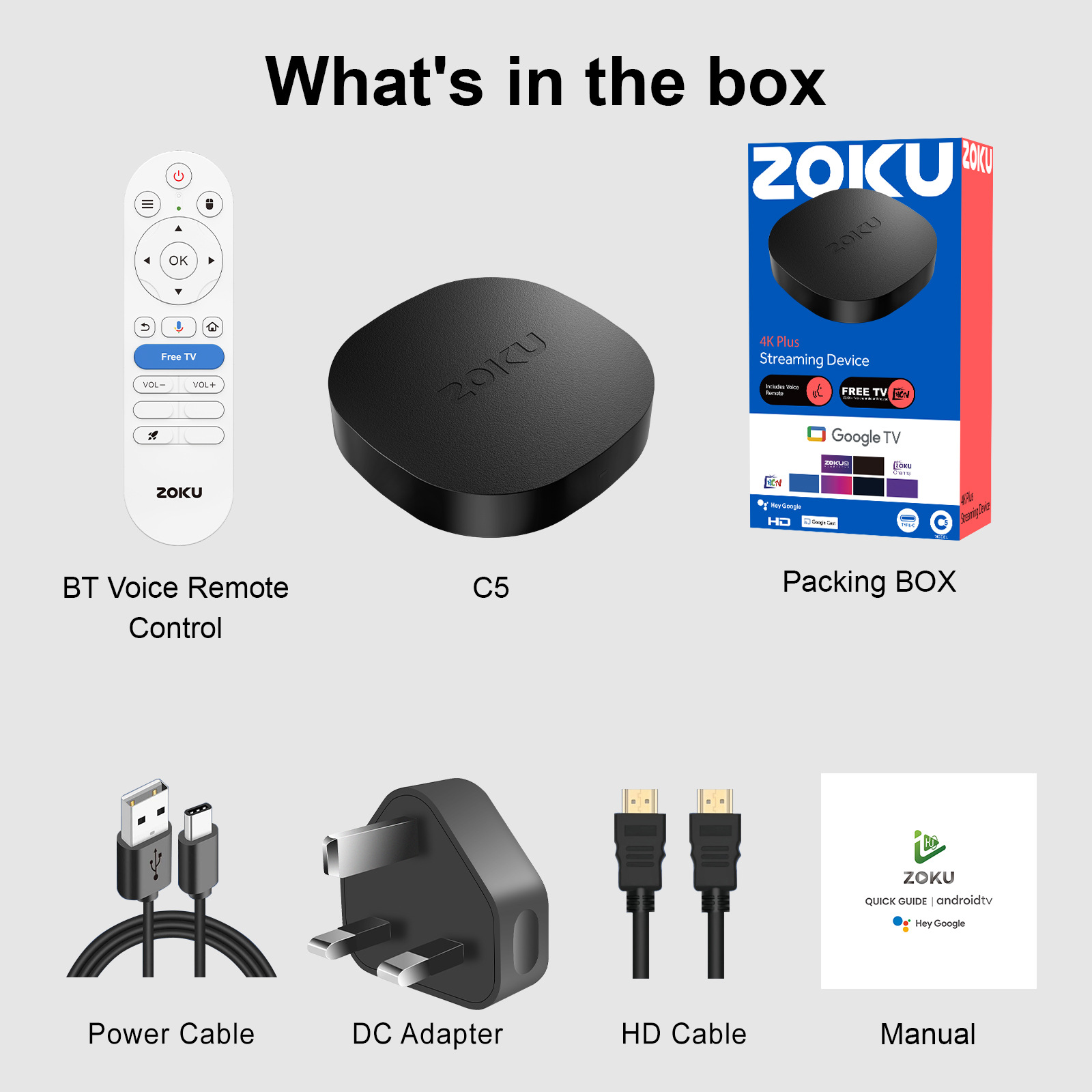 The ZOKU 4K Plus smart TV box streaming device supports CarPlay smart home pic 11