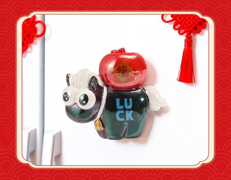 There will be fridge magnet blind boxes for the Year of the Horse mascot resin handicrafts and cartoon cute little horse fridge magnets available for wholesale soon pic 15