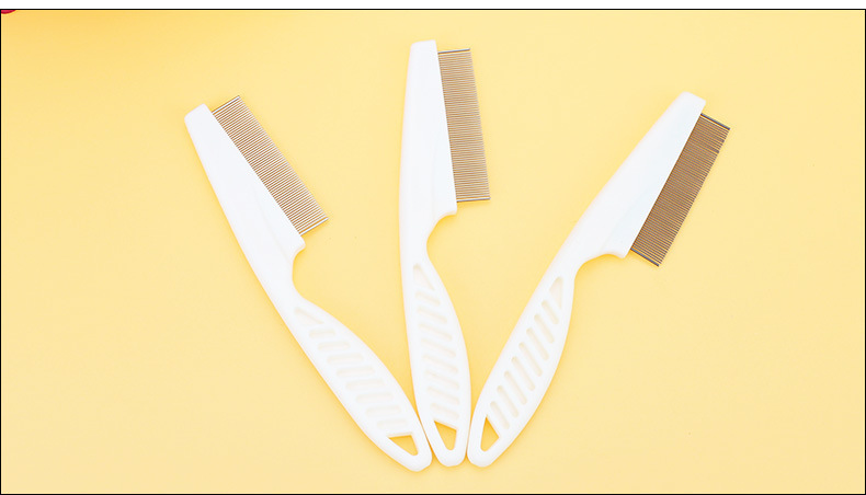 Cross-border pet combs, dog flea combs, cat flea removal combs, plastic close-toothed combs, steel needle combs, cleaning supplies pic 14