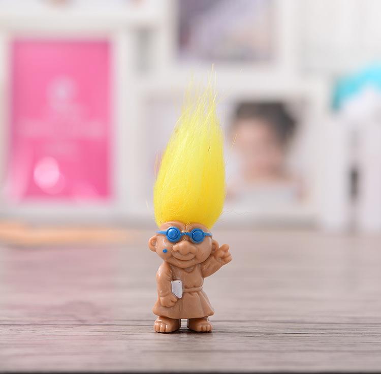 跨境热销巨魔娃娃丑娃复古注塑公仔印第安毛孩8个款式盲盒潮玩详情10