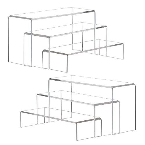 Acrylic U-shaped display stand, transparent shoe bracket, storage rack, hot-bent cosmetics and jewelry display stand, display table, beauty accessories, desktop display base, shoe store goods display bracket, jewelry display item storage and display support pic 1