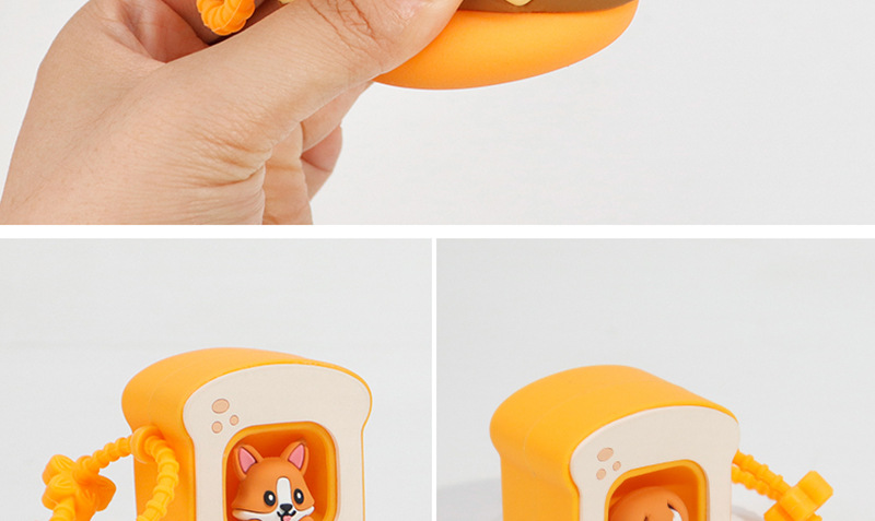 卡通动物硅胶捏捏乐食品级儿童减压玩具包包挂饰钥匙扣新奇特玩具详情12