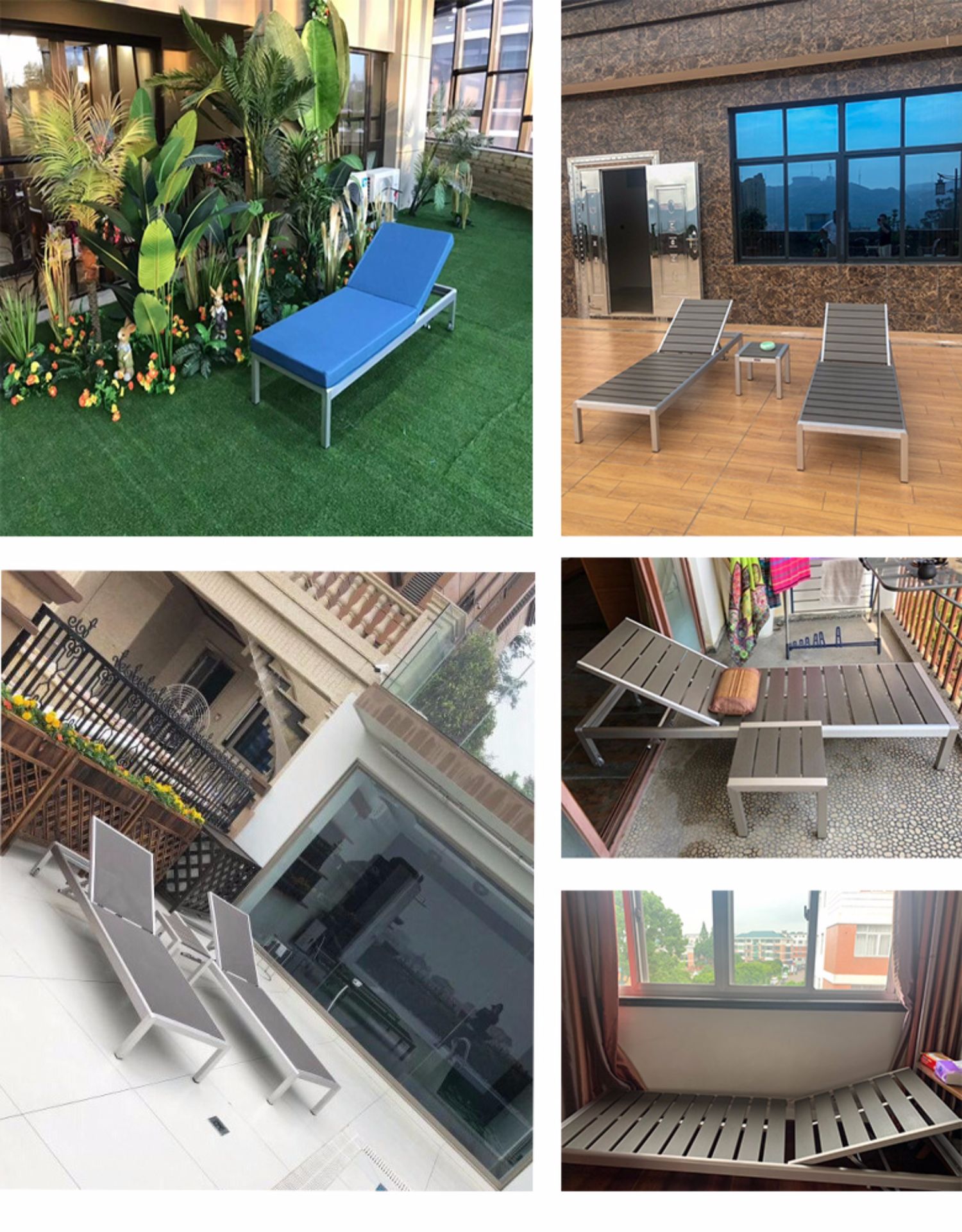 ly户外躺椅防庭院阳台铝合金室外休闲折叠游泳池躺床防晒沙滩椅详情6