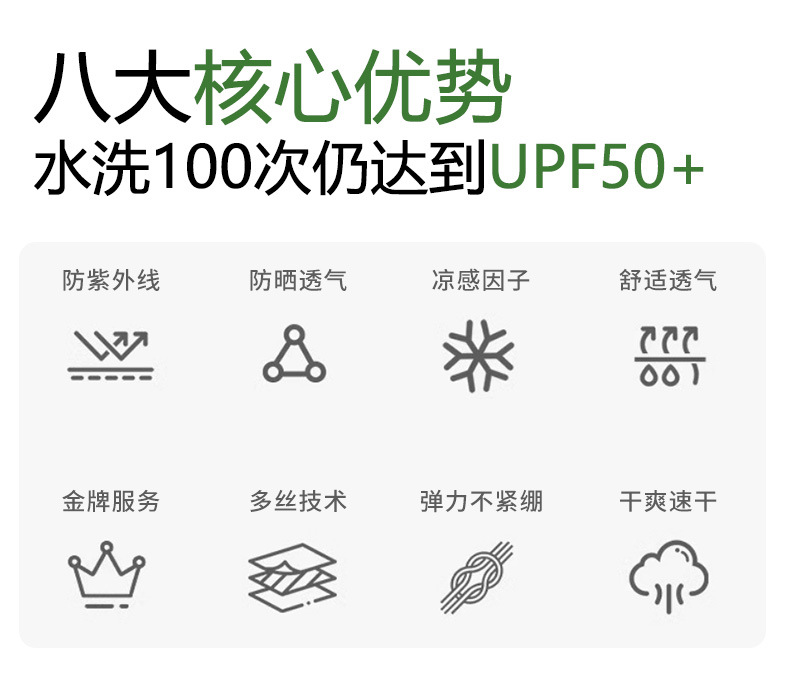 山系户外防紫外线轻量化防晒衣女款 男款皮肤衣 凉感轻薄外套 跑步防晒服 皮肤风衣透气速干详情5