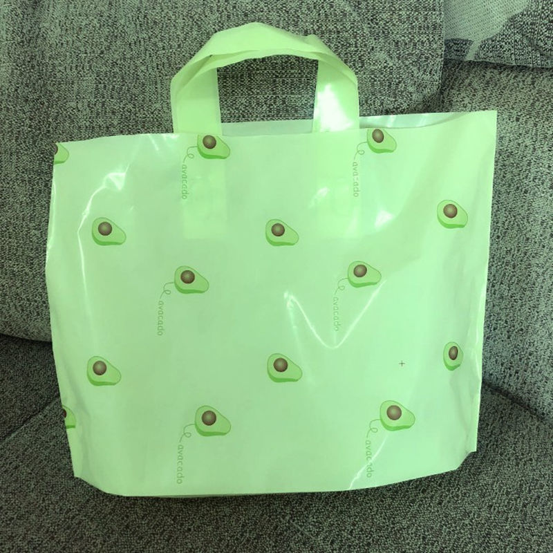 服装店袋子手提塑料袋夏日水蜜桃清新诱惑塑料购物袋化妆品袋包邮详情9