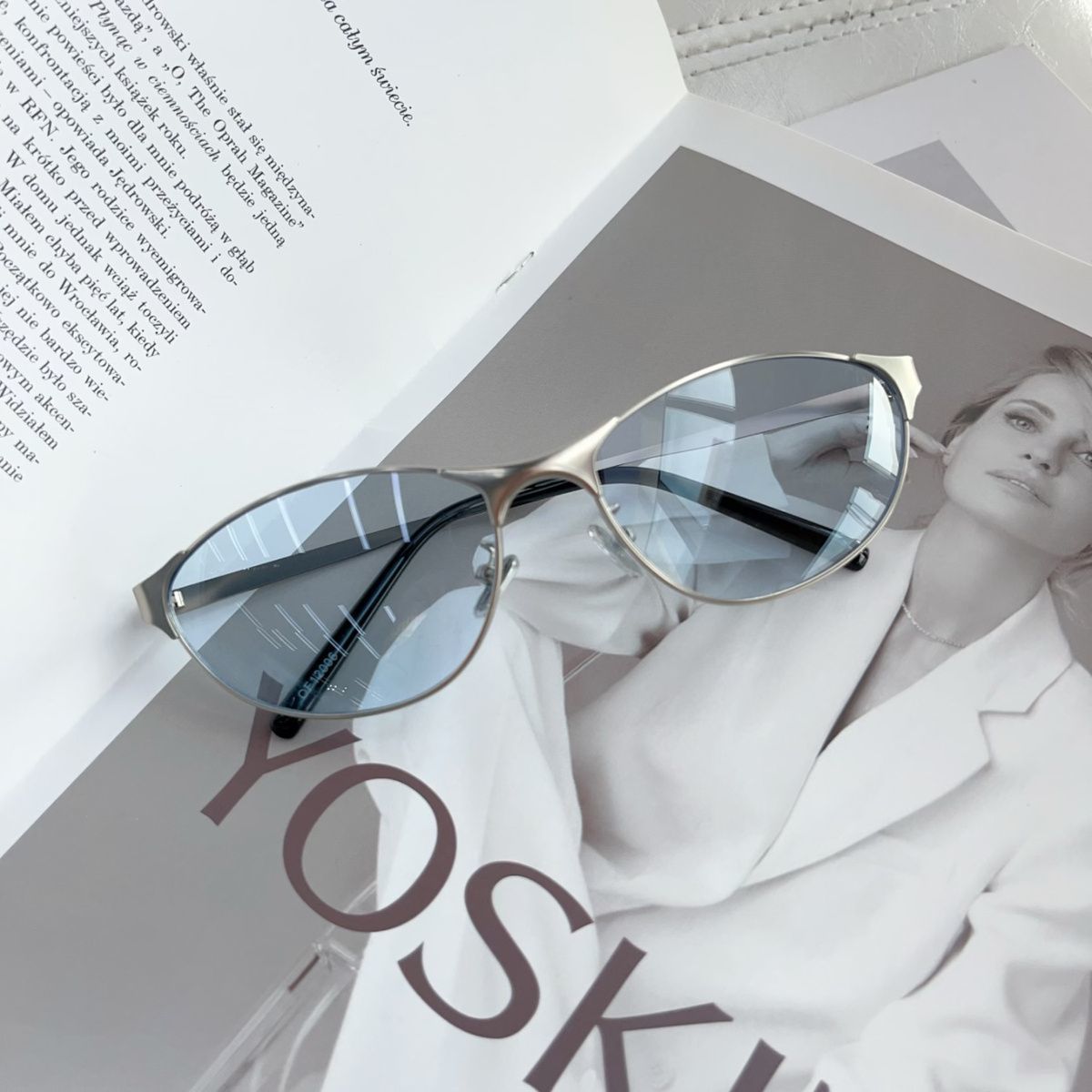 新款辣妹街拍金属猫眼墨镜凹造型美式复古太阳眼镜女防紫外线墨镜详情12