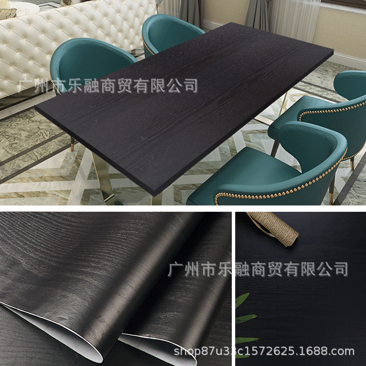 跨境批发木纹贴纸桌面衣柜柜子翻新防水自粘自带胶壁纸背景墙加厚详情16