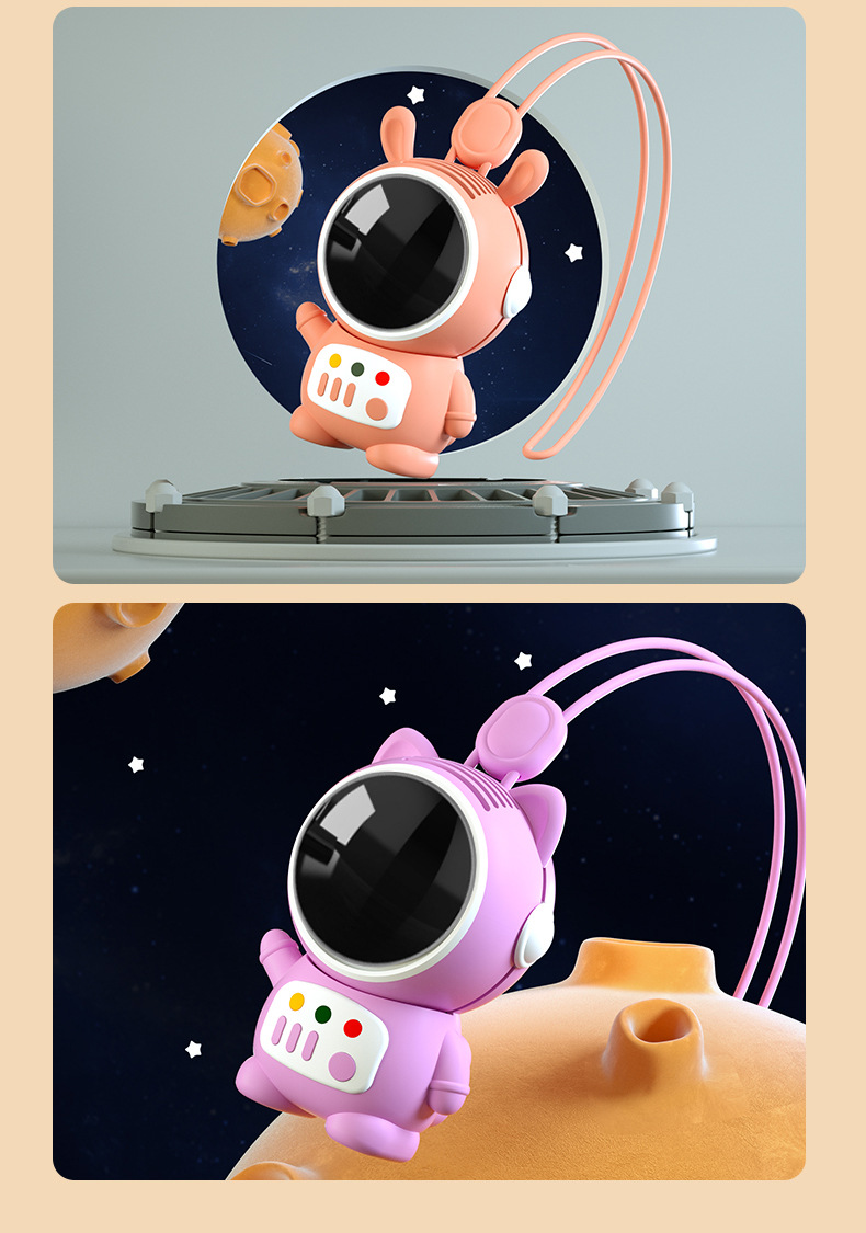 风扇挂学生电风扇卡通USB萌充电宠便携风扇迷你礼品随身详情11