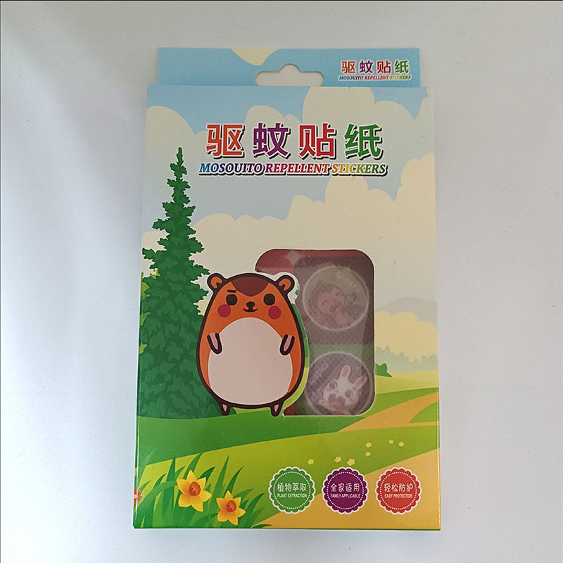 3-058 植物精油贴驱蚊贴 卡通宝宝婴儿随身防蚊贴 户外防叮24贴彩详情4