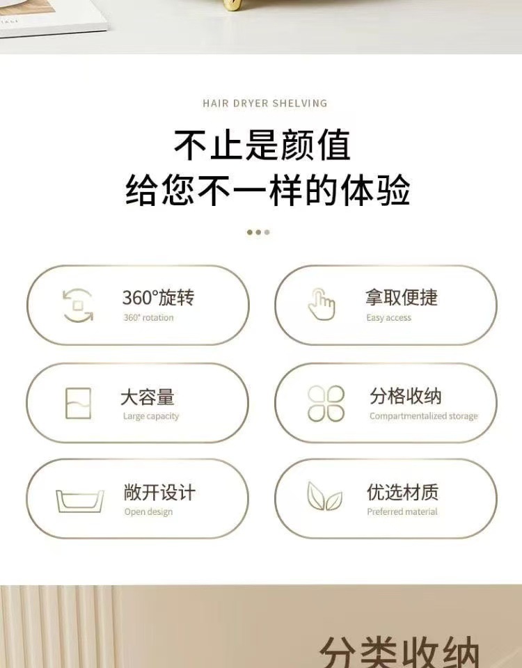 Desktop rotating makeup brush storage holder, cosmetics shelf, desktop dressing table, eyeshadow brush, lipstick box, pen holder pic 1