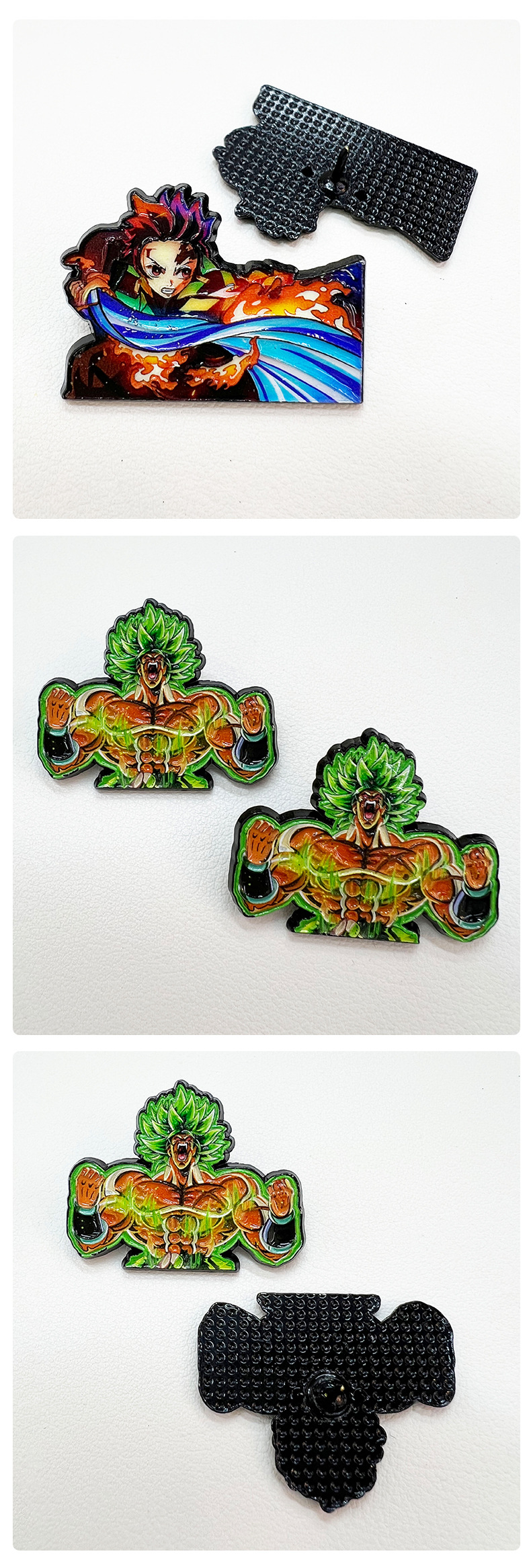 二次元动漫周边徽章定制 七龙珠服装包包别针固定扣装饰配件批发详情8