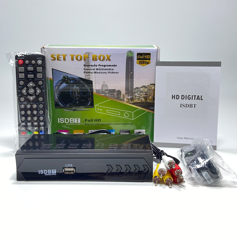 South American ISDB set-top box, Brazil, Chile, Peru, Ecuador, Argentina -T high-definition digital tv box TV pic 3