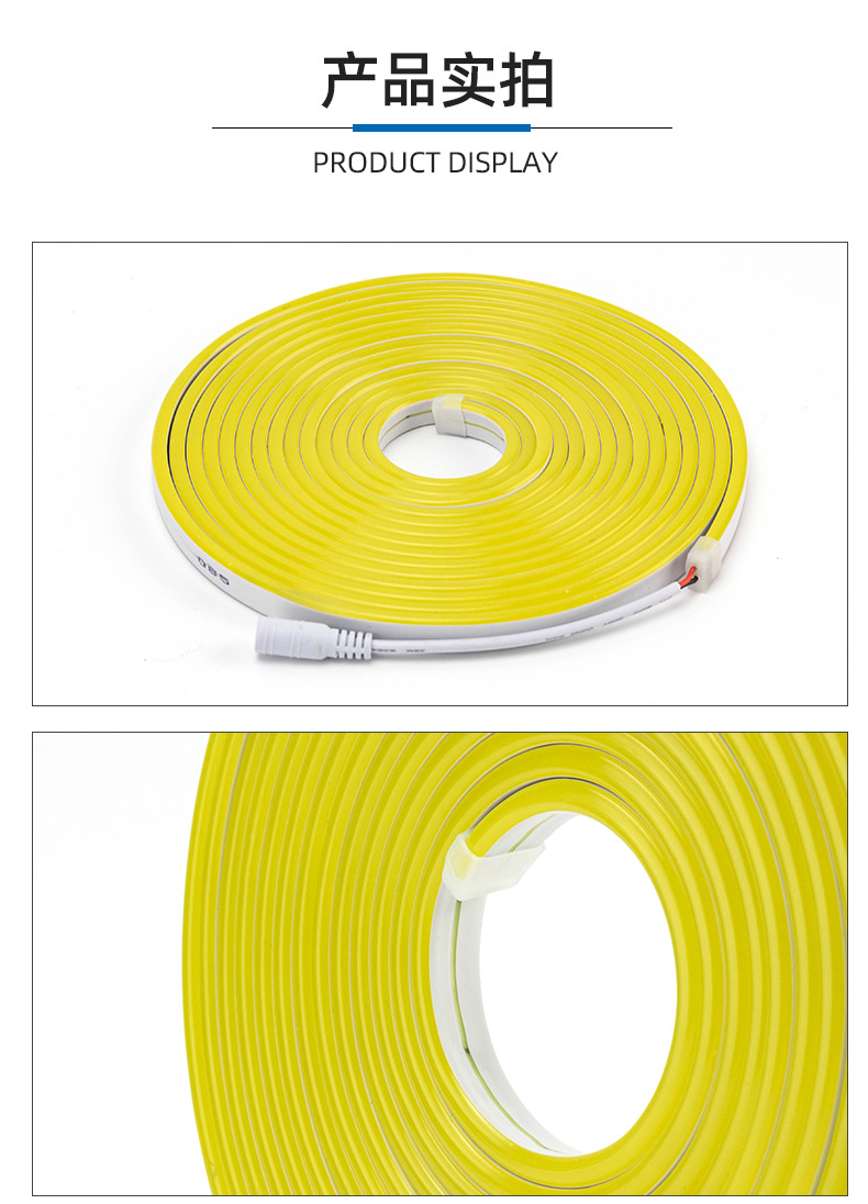 LED flexible neon light strip, 5V low-voltage modified silicone RGB 6x12, KTV sign creative soft light strip pic 12