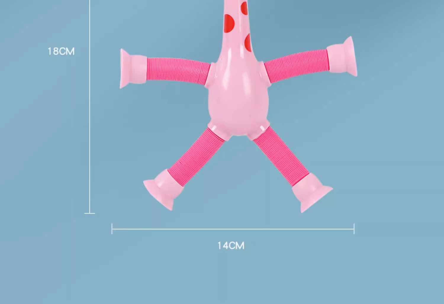 吸盘长颈鹿机器人伸缩玩具百变发光拉长伸管儿童卡通创意益智玩具详情9