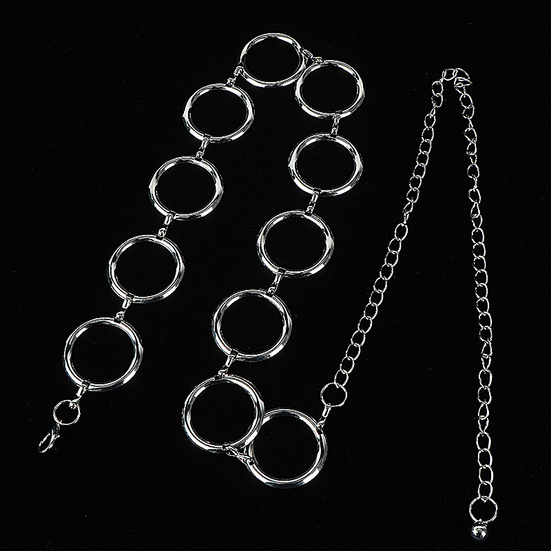 腰链女款高级感韩版时尚连衣裙腰带女百搭装饰金属大圆环裤链批发详情40