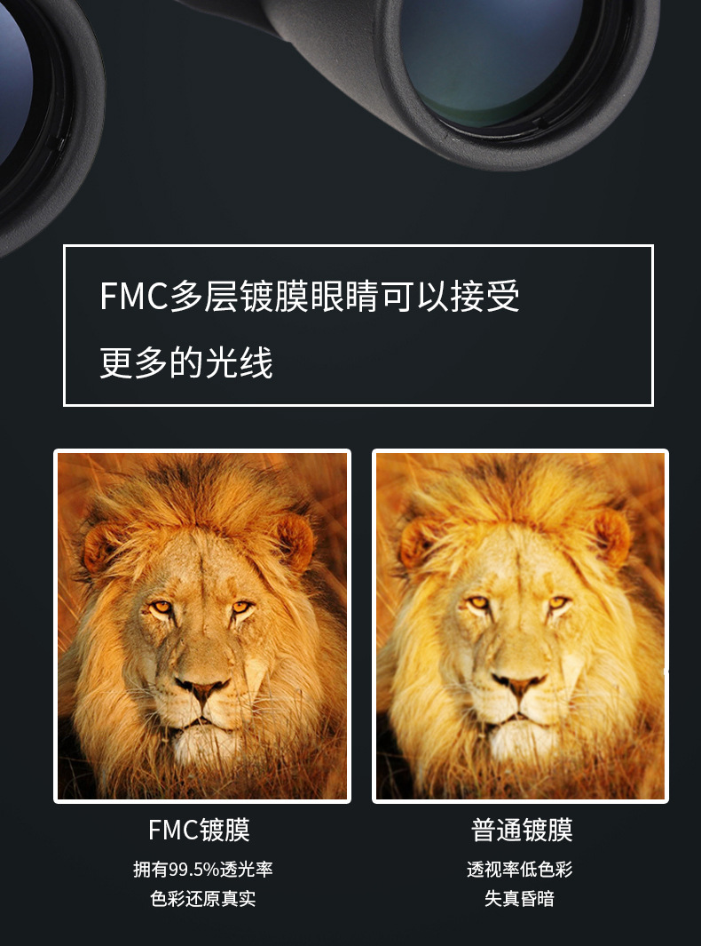Continuous zoom telescope 10-22X50 high-power high-definition telescope, new type of stepless zoom telescope wholesale pic 11