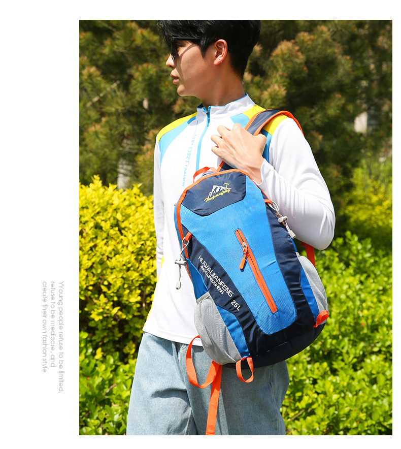 Cross-border sports hiking bag, waterproof, lightweight outdoor backpack, off-road travel hiking backpack, breathable and wear-resistant backpack pic 18