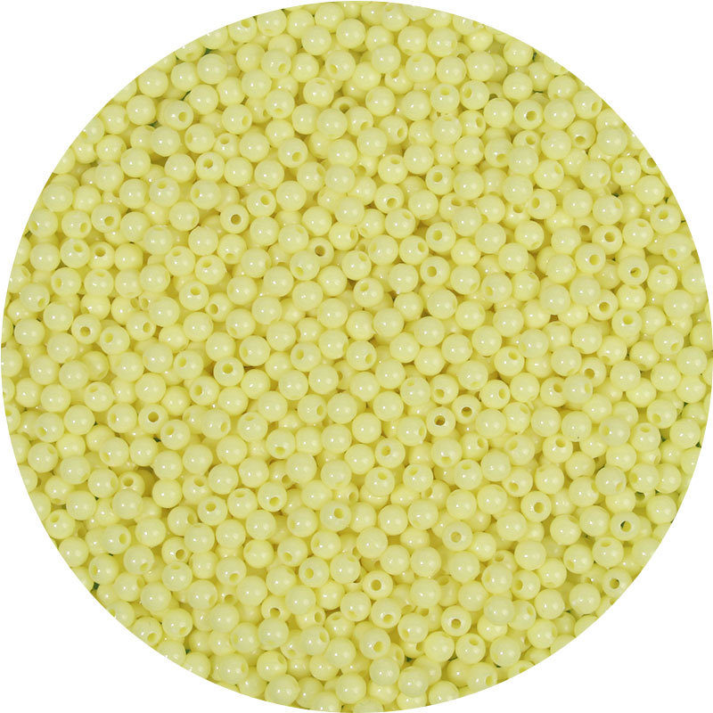 4mm亚克力塑料实色圆珠diy手工串珠手链首饰材料配件配饰散珠批发详情30