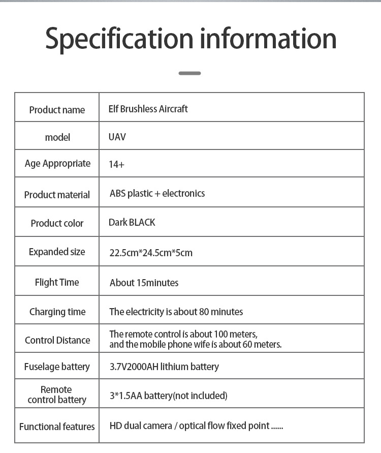 跨境航拍双摄无人机无刷四轴飞行器光流避障遥控外贸飞机高清航拍详情10