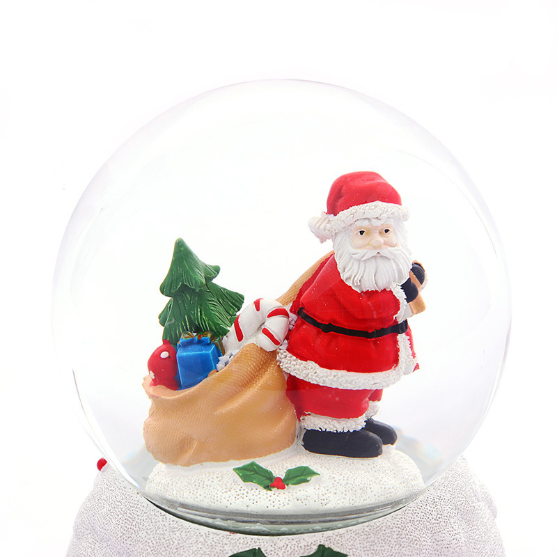 Santa Claus luminous crystal ball, creative gifts for classmates on Christmas, music box, desktop ornaments and decorations pic 16