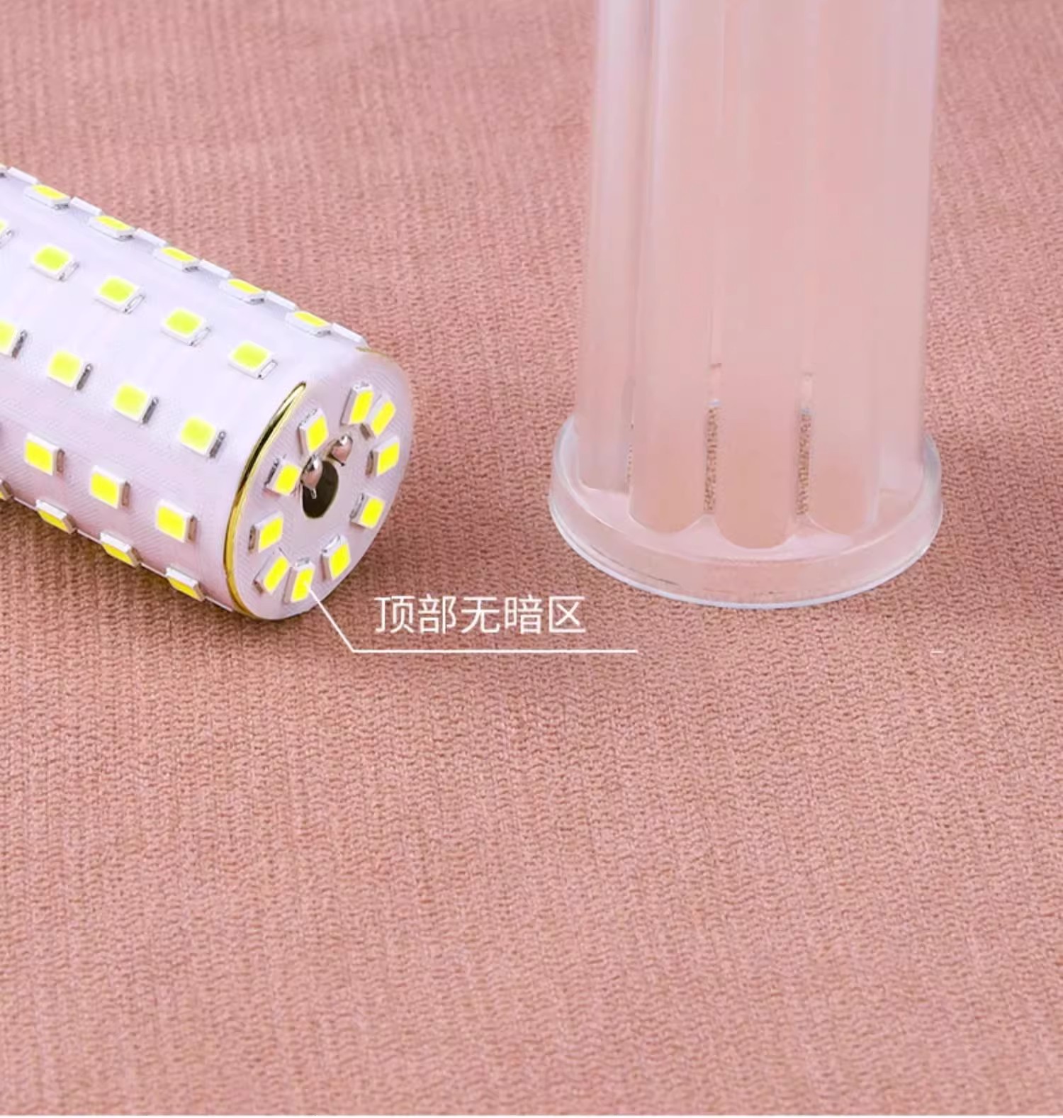 LED灯泡玉米灯家用e27螺纹e14螺口节能灯暖白三色光照明吊灯光源详情7