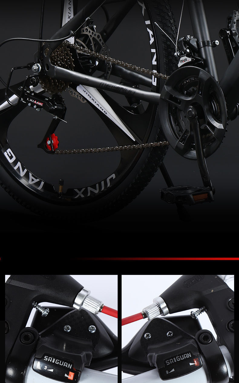 山地自行车越野男女成人轻便碟刹变速学生城市公路赛车减震单车详情11