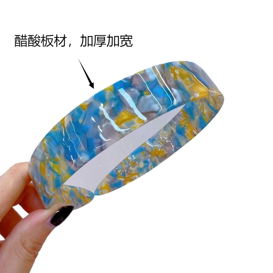 气质新款醋酸基础款细款韩版发箍压发高级时尚发饰高级感现货批发详情2