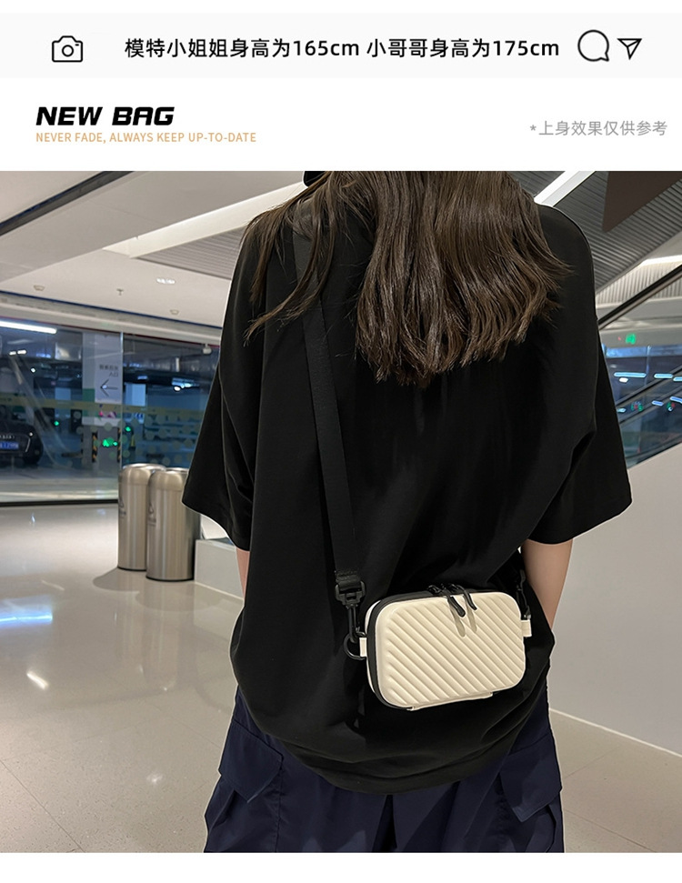 跨境时尚小挎包手机包硬壳盒子小方包通勤百搭单肩包潮流斜挎包详情5