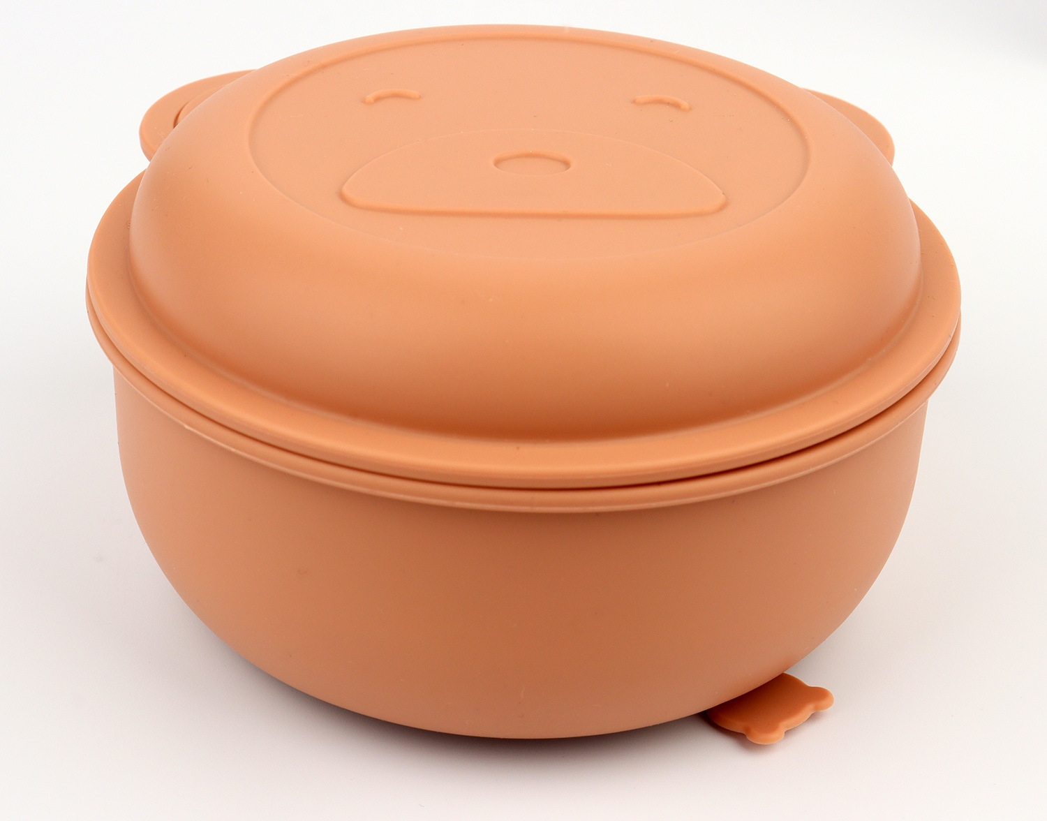 小熊品牌儿童硅胶碗带盖 宝宝辅食碗微波炉可加热 零食碗大力吸盘防打翻 日用喂养餐具安全健康详情13