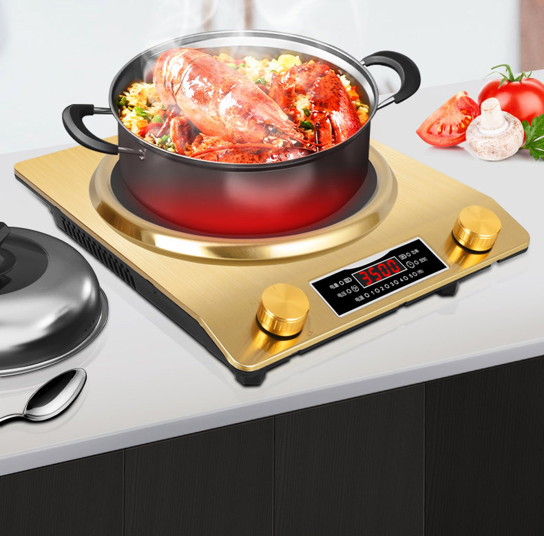 Household concave Induction cooker, commercial high-power 3500w intelligent stir-frying induction cooker pic 5