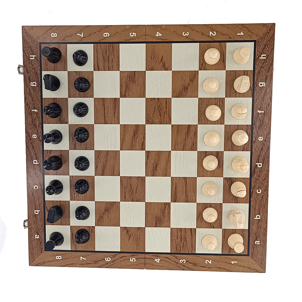 39cm foldable chess board game toy, game entertainment party, wooden factory direct sales and wholesale portable home pic 5