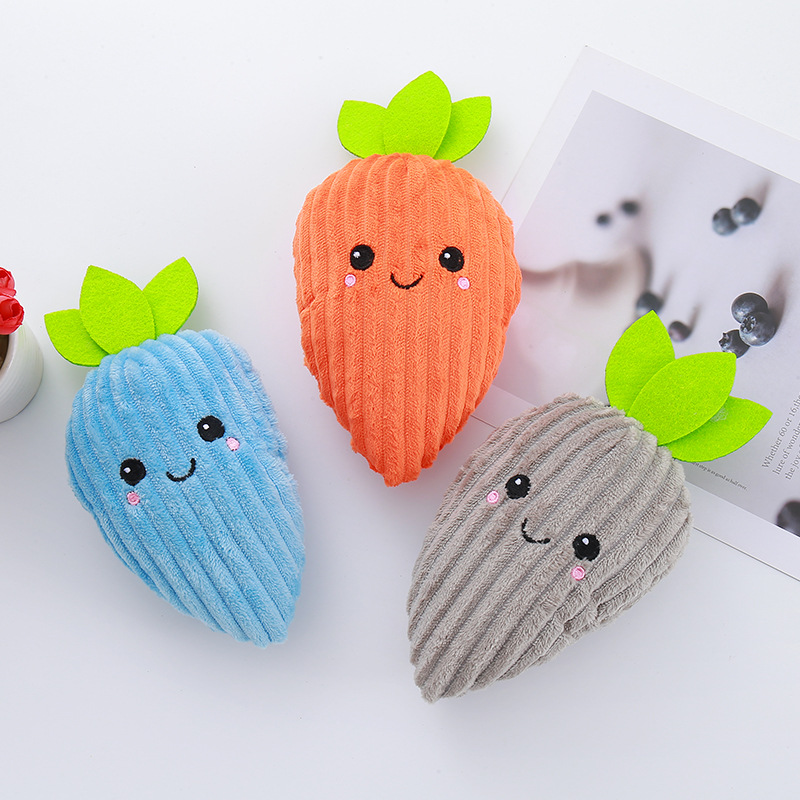 宠物用品跨境海外仓条纹萝卜啃咬狗狗磨牙洁齿陪伴狗玩具源头工厂详情3