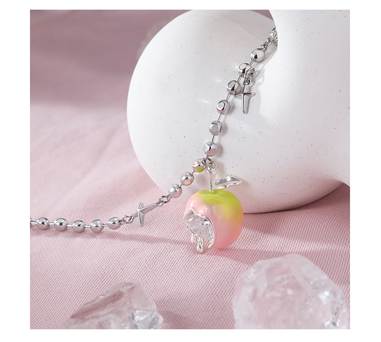 【 Customized 】 The soft-boiled apple series earrings feature a sweet and cool design for women, exuding an exquisite and high-end vibe, and are fashionable and stylish pic 14