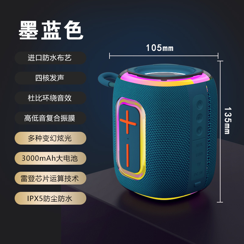 2025 New Bluetooth speaker, subwoofer, mini and fresh desktop speaker, high sound quality, portable for outdoor use pic 21