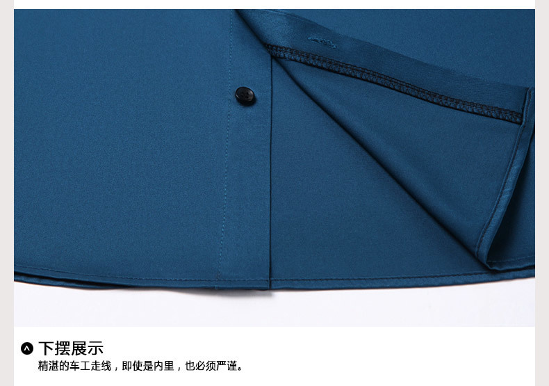 Out-of-size special offer: Summer mulberry silk short-sleeved shirt for men, high-end, seamless, one-inch shirt with good drape, no need for ironing, elastic and delicate pic 49