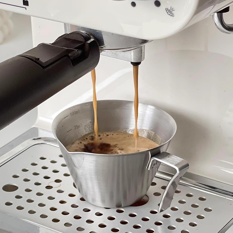 304 stainless steel measuring cup, espresso cup, ounce cup, colored extraction cup with scale, 100ml small measuring cup pic 3