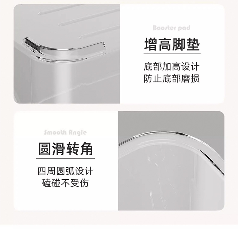 吧唧收纳盒透明亚克力密封5875mm单个保护壳徽章周边谷子展示盒子详情8