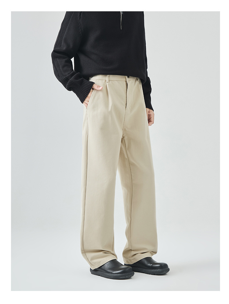 APO男装|跨境牛仔裤男款美式高街秋季潮牌痞帅宽松直筒休闲长裤子详情16