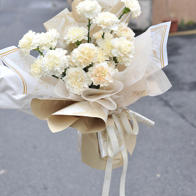 雾面纸铃兰之花防水韩式包花纸艺材料花束包装玫瑰花店花艺用品详情23