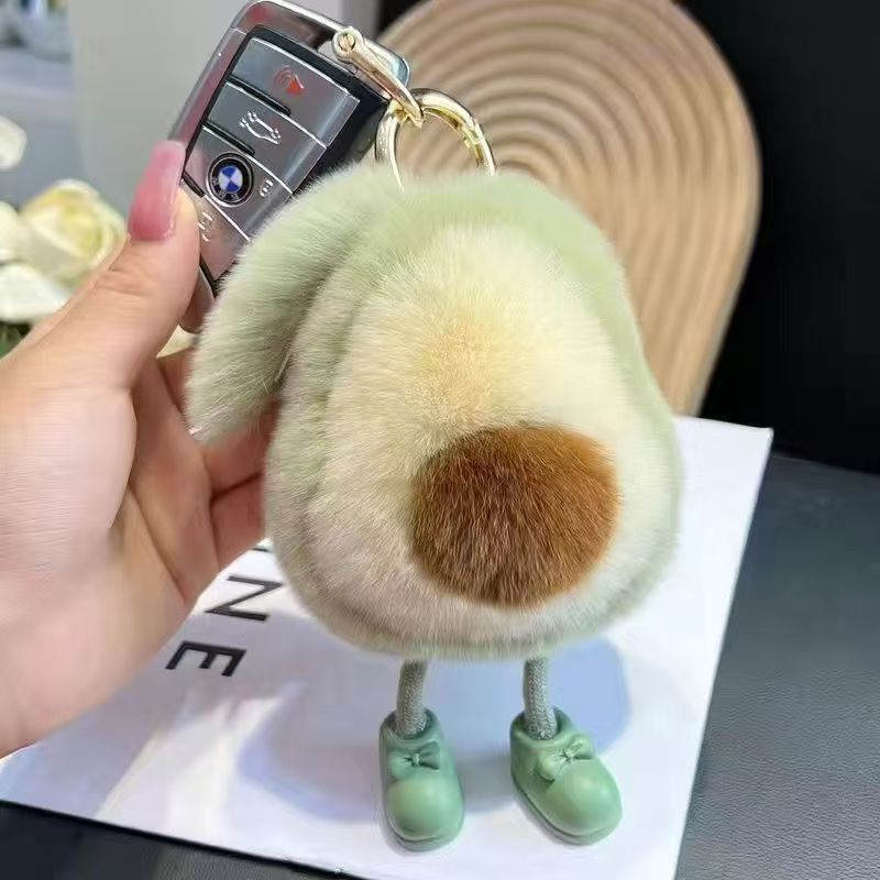 【樱为有你】毛绒小樱桃汽车钥匙扣挂件学生男女情侣包包礼物挂饰详情4