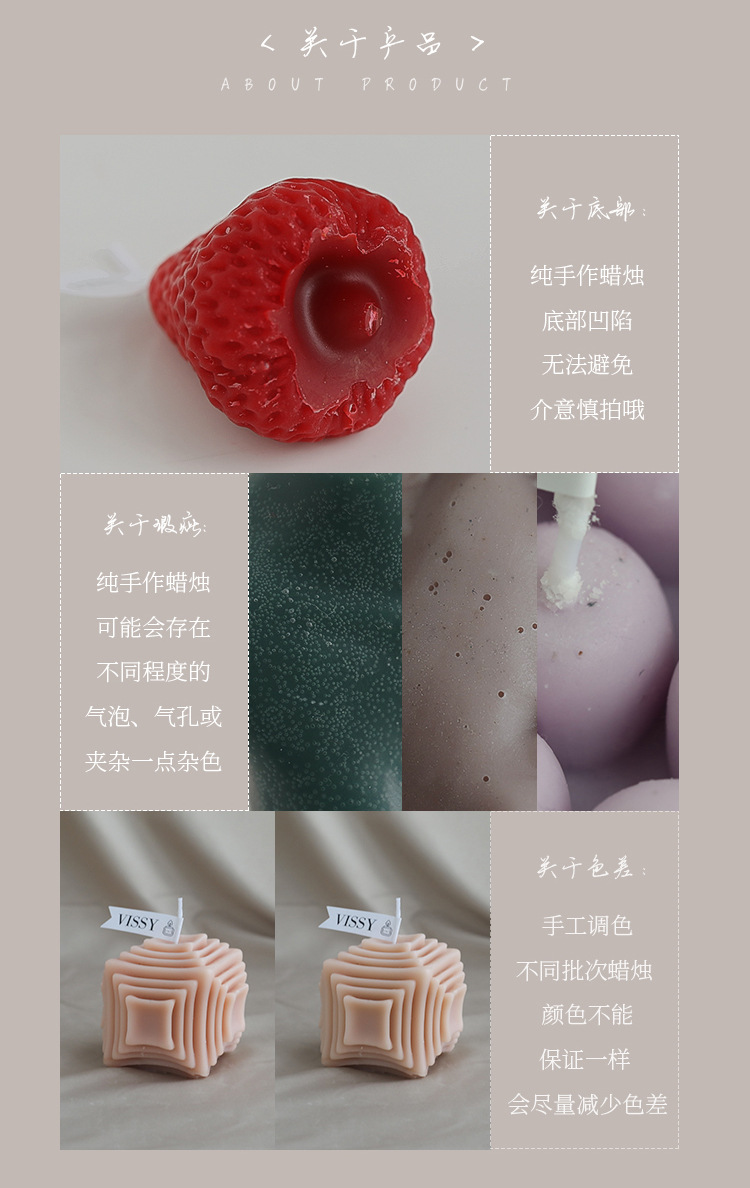 圣诞老人香薰蜡烛批发手工蛋糕造型节日香氛伴手礼办公圣诞装饰品详情20