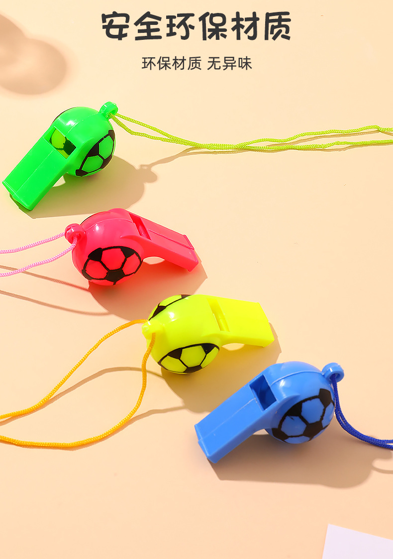 Football whistle, plastic horn, concert and sports meeting cheering horn, whistle, referee whistle, sports goods pic 5