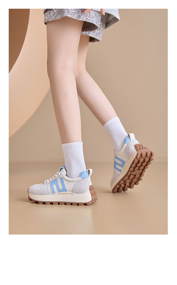 厚底阿甘鞋女2025秋季新款韩版拼色运动休闲鞋女百搭增高老爹鞋详情16