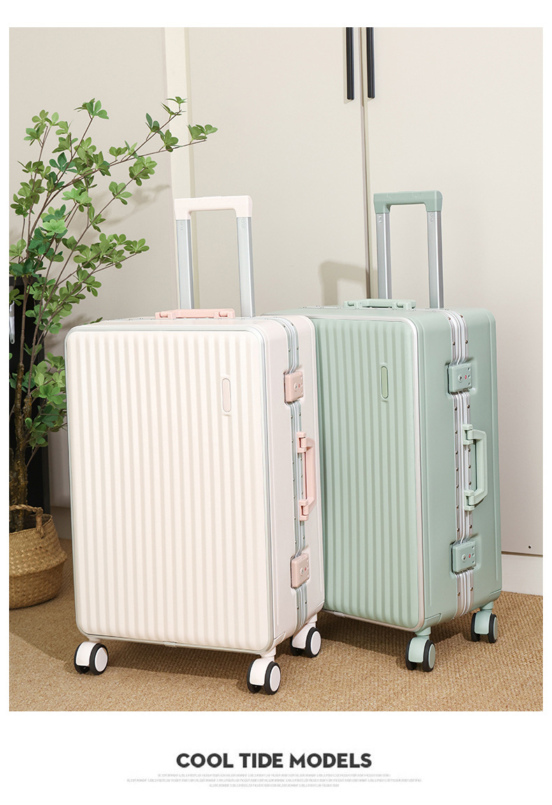 行李箱26寸铝框款20寸旅行箱万向轮学生结实耐用行李箱24寸拉杆箱详情40