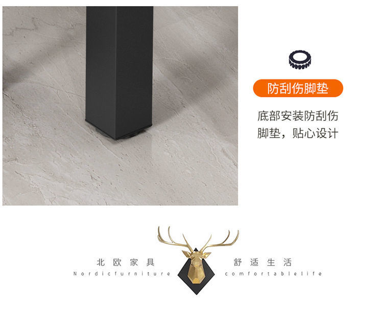 餐桌椅组合家用吃饭桌子现代简约小户型餐桌饭店桌椅长方形小桌子详情11