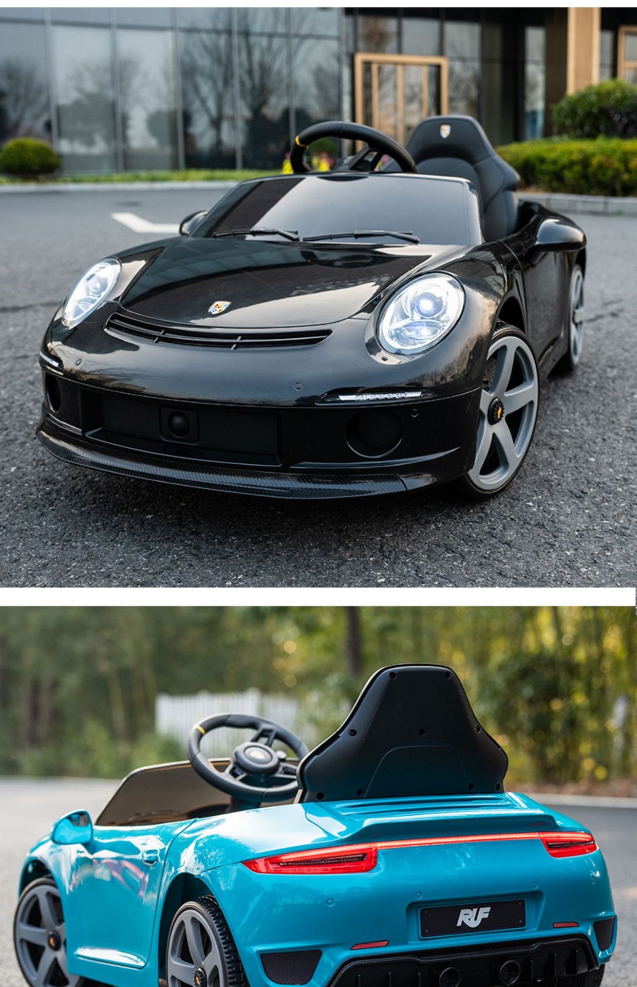 好来喜RUF儿童电动车四轮汽车遥控玩具可坐人小孩婴儿宝宝童车car详情18