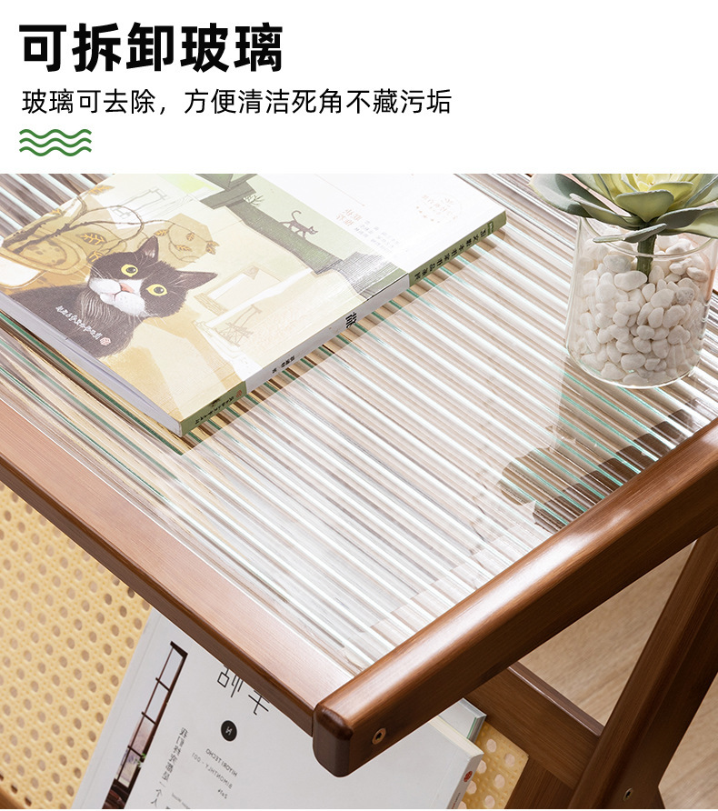 简易茶几客厅轻奢高级感家用玻璃小茶几茶台极简风边几小户型茶桌详情14