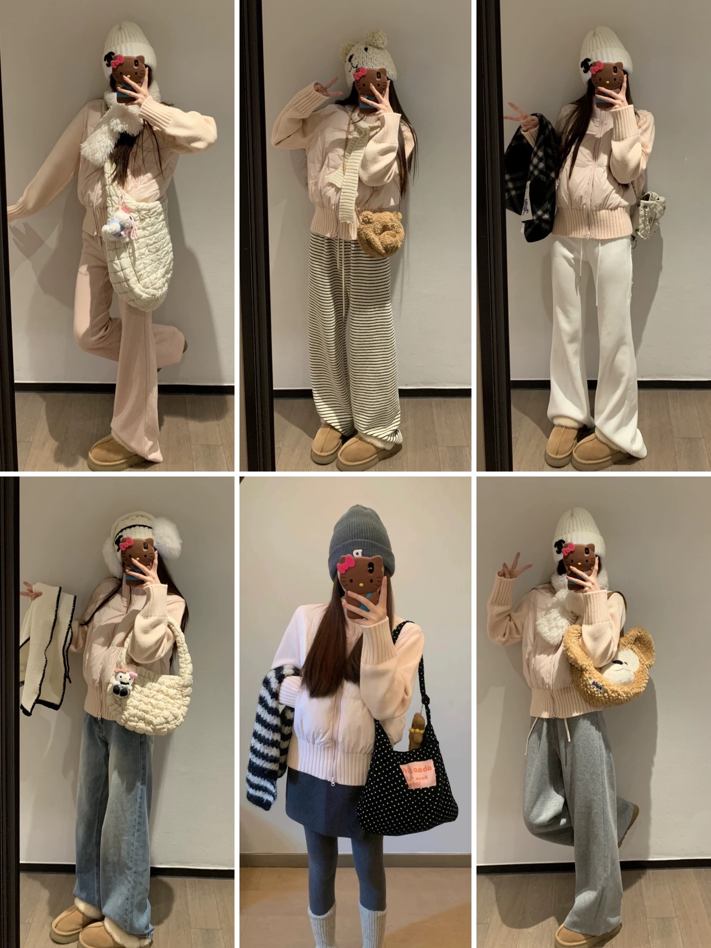 新款羽绒服女短款秋冬季2025小个子白鸭绒加厚针织袖白色轻薄外套详情9