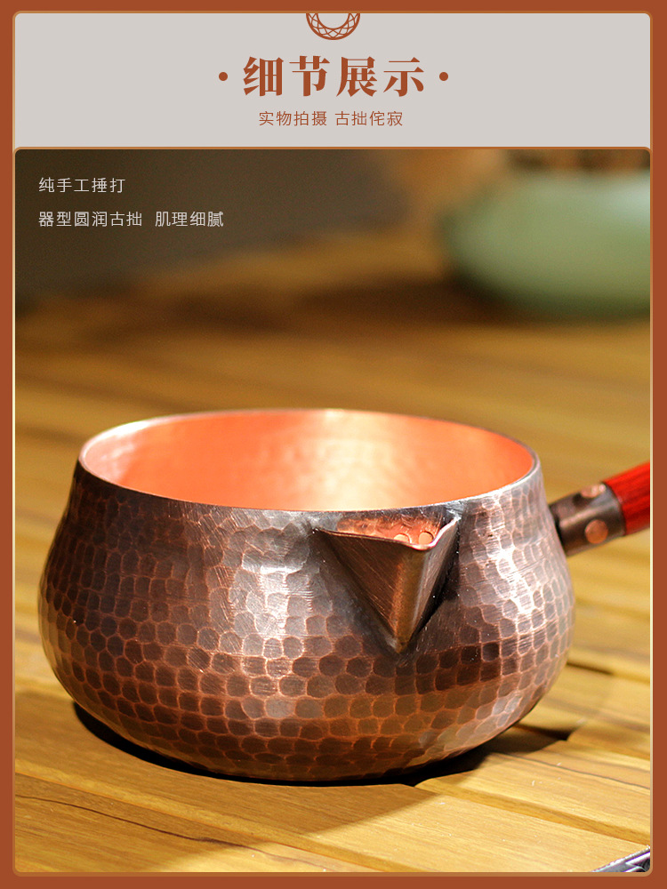 Copper pot electric ceramic stove, household multi-functional electric cooking pot, 1000w large-capacity stainless steel heater pic 7
